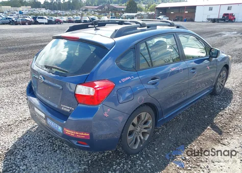 2013 Subaru Impreza 2.0I Sport Premium из США, поврежденный, VIN JF1GPAL60D2866281